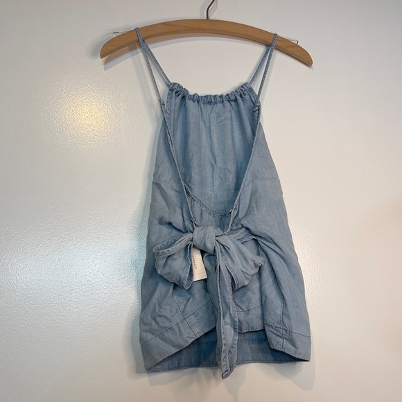 NEW Anthropologie Cloth & Stone Tie Back Halter Top - Picture 8 of 11